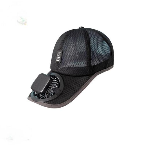 Solar Rechargeable Fan Hat for Outdoor Sports (UPF50+ Sun Protection & Mesh Ventilation)