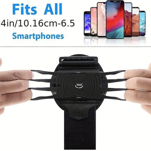 Wearable Wrist Phone Grip: 360° Rotating Hands-Free Holder for Fitness, Vlogging & Daily Use