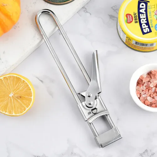 New Stainless Steel Adjustable Can Opener Multi-functional Kitchen Gadget Lazy Can Opener