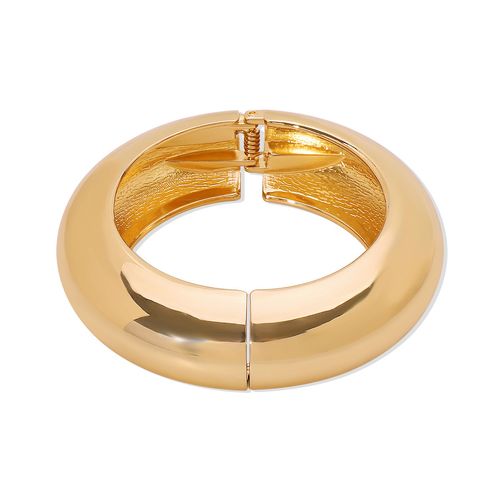 New trendy creative hot-pick bracelet, women's hip-hop heavy metal punk open wide cuff bracelet jewelry.