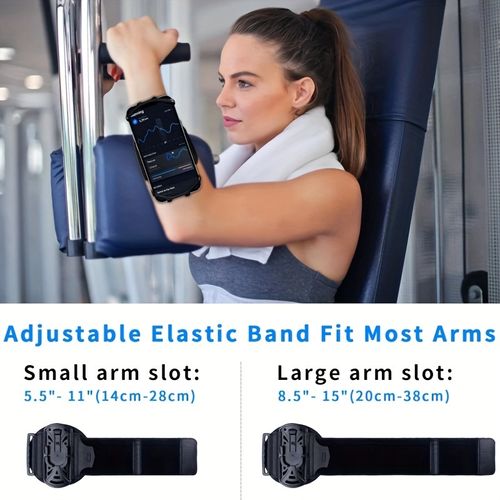 Wearable Wrist Phone Grip: 360° Rotating Hands-Free Holder for Fitness, Vlogging & Daily Use