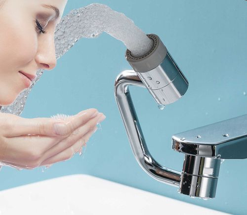 Mechanical Arm Universal Faucet Can Be Rotated Bubbling Nozzle Extension Tool Universal Anti-splash Head 1080 Degrees