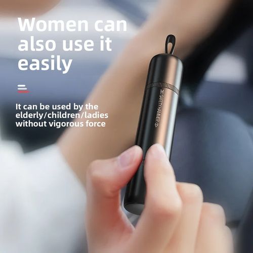Tungsten Steel Auto Emergency Tool Mini Vehicle Interior Accessories 2 in 1 Car Safety Hammer With Seat Belt Cut