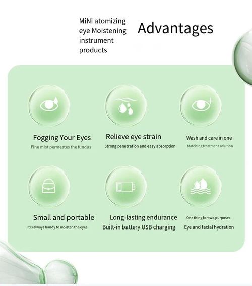 Portable eye moisturizer to relieve eye fatigue atomizer handheld rechargeable nano spray hydrating instrument eye cleaner
