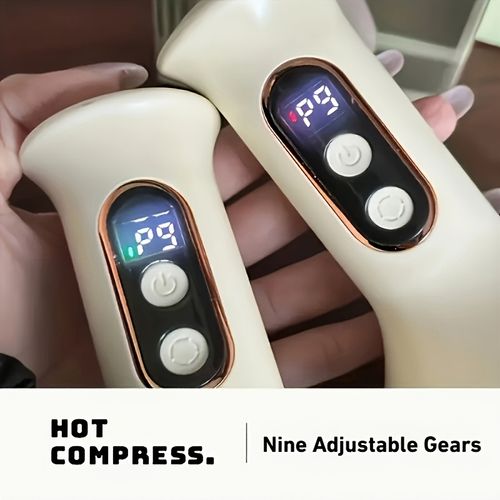 Intelligent 9-Speed Adjustable Cupping Massager - USB Rechargeable Body GUASHA Tool, 1200mAh, 8 Steel Balls, Home Use, Perfect Holiday Gift, Rechargeable Massager