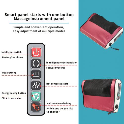 Electric massager, shiatsu neck massage, for shoulders, back, legs neck massage, deep tissue kneading massage