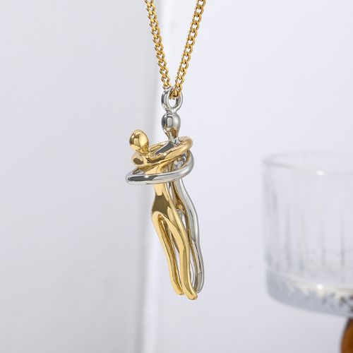 Eternal Embrace Couple Necklaces: Wear Your Love Story Close to Your Heart