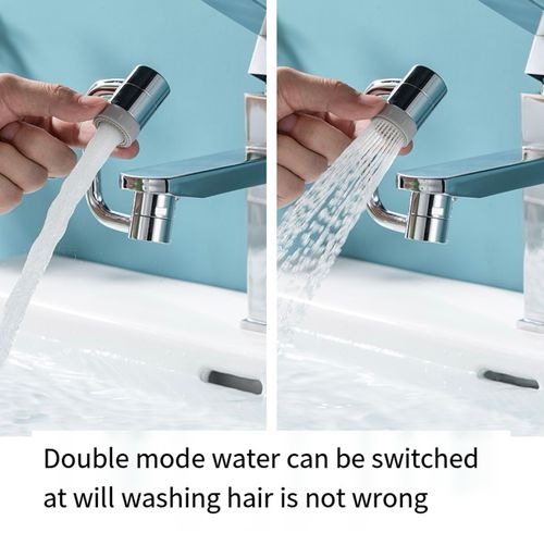 Mechanical Arm Universal Faucet Can Be Rotated Bubbling Nozzle Extension Tool Universal Anti-splash Head 1080 Degrees