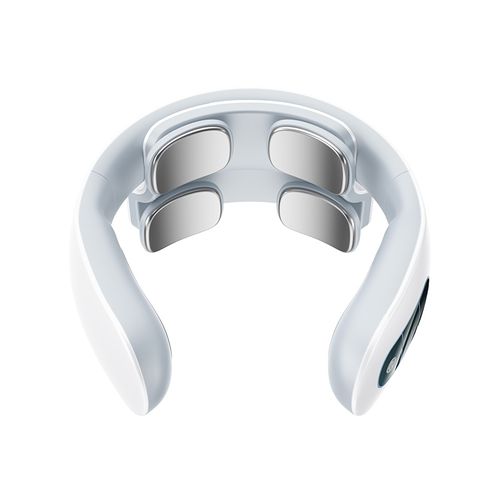 Mini Wireless Neck Massager with Heat Therapy, 6 Kneading Modes Portable U-Shape Electric Massage for Pain Relief