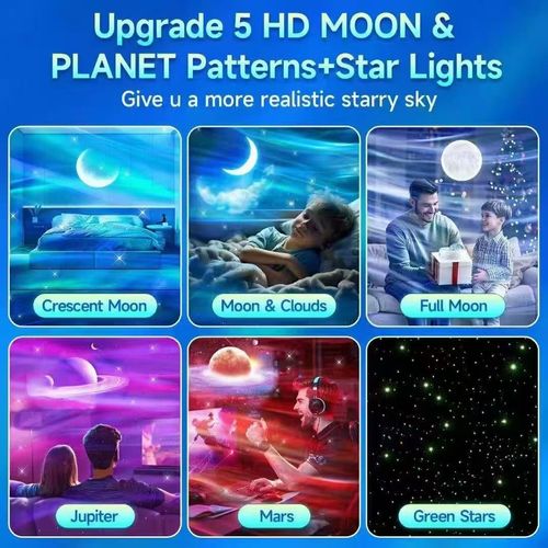 16 Color Northern Lights Projector Glacier Aurora Projection Lamp BT Speaker Galaxy Projector for Bedroom with 15 White Noise