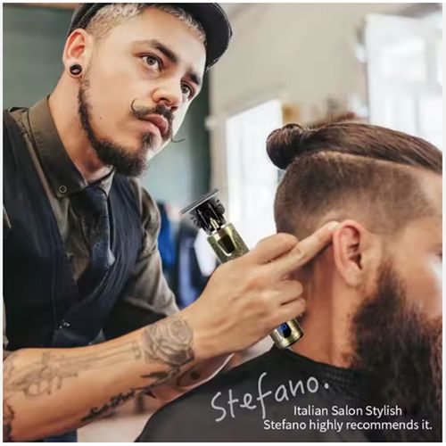 Hair Clipper Electric Pusher Electric Hair Clipper Hairdressing Electric Push Shear Oil Head Carving Hair Clipper