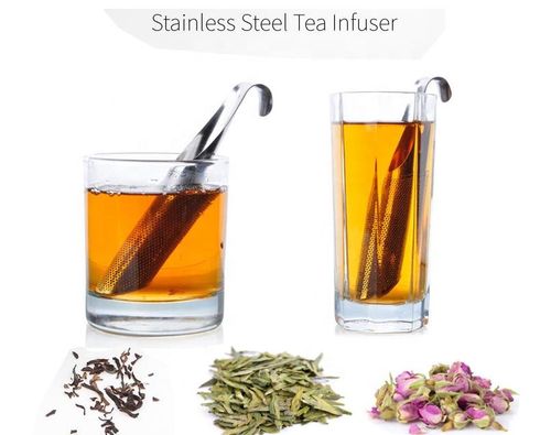 Hot Sale 304 Stainless Steel Tube Pipe Tea Stick Infuser Tube Tea Strainer
