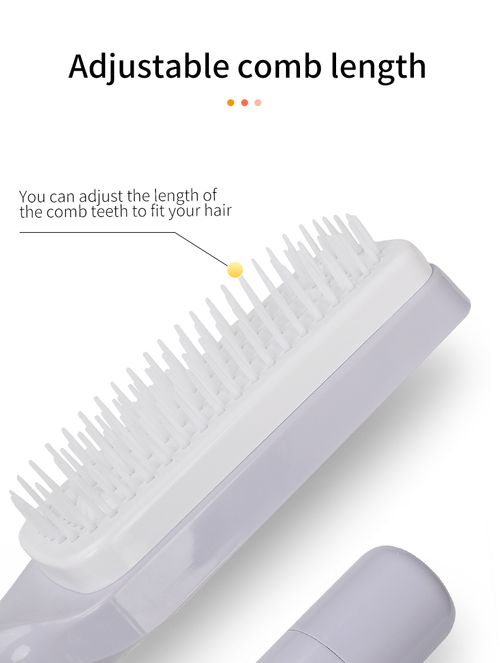 Rotating telescopic massage comb air cushion airbag comb ladies home anti-static hair comb negative ion