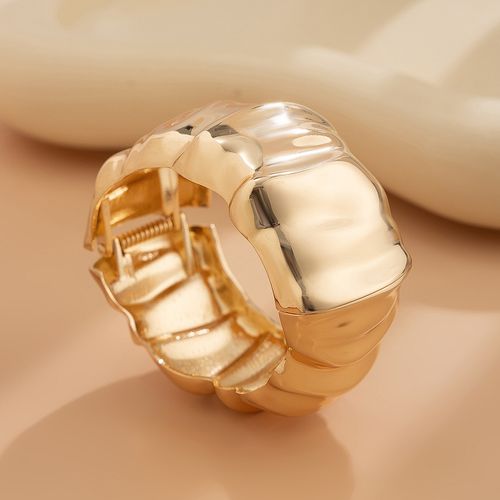 New wave trendy creative selected bracelet, women's hip-hop heavy metal punk wide cuff jewelry
