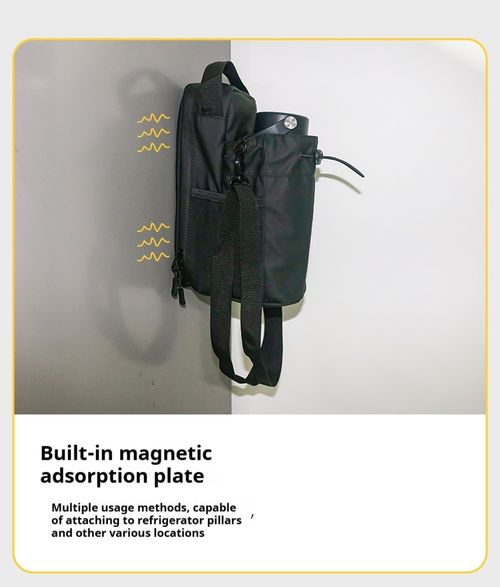 Magnetic Water Bottle Holder Gym Water Bottle Tote Bag Set With Mobile Phone Bag