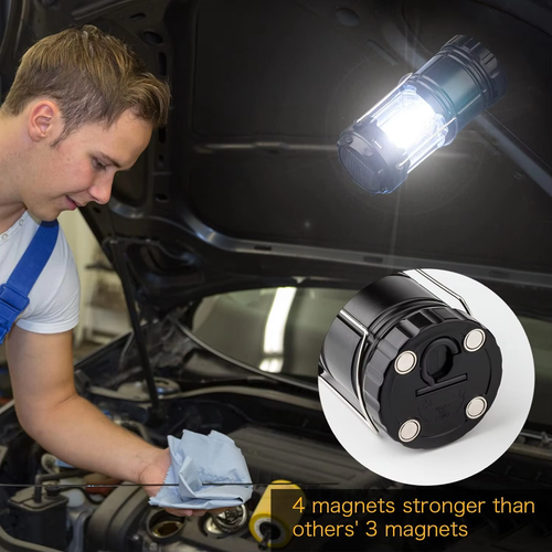 Super Bright LED Solar Horse Lantern - Outdoor Camping Light, Multi-functional Portable Lighting for Fishing, Hiking, Climbing & Emergency