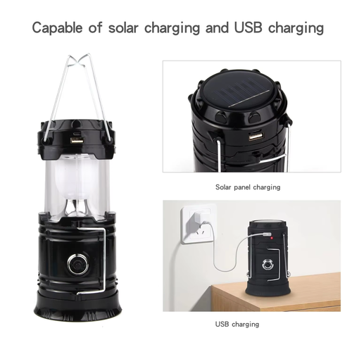 Super Bright LED Solar Horse Lantern - Outdoor Camping Light, Multi-functional Portable Lighting for Fishing, Hiking, Climbing & Emergency
