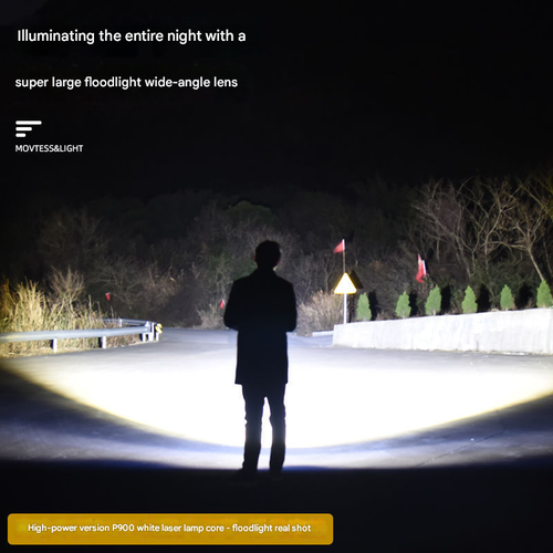 New LED Strong Light Flashlight, Super Bright Long-range, Long-lasting Rechargeable, Multi-functional Portable Emergency Work Light for Outdoor & Home