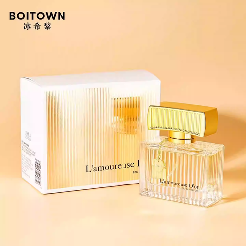 冰希黎金色戀人50ml女士香水持久清新淡香優雅網紅款禮物盒斬男香