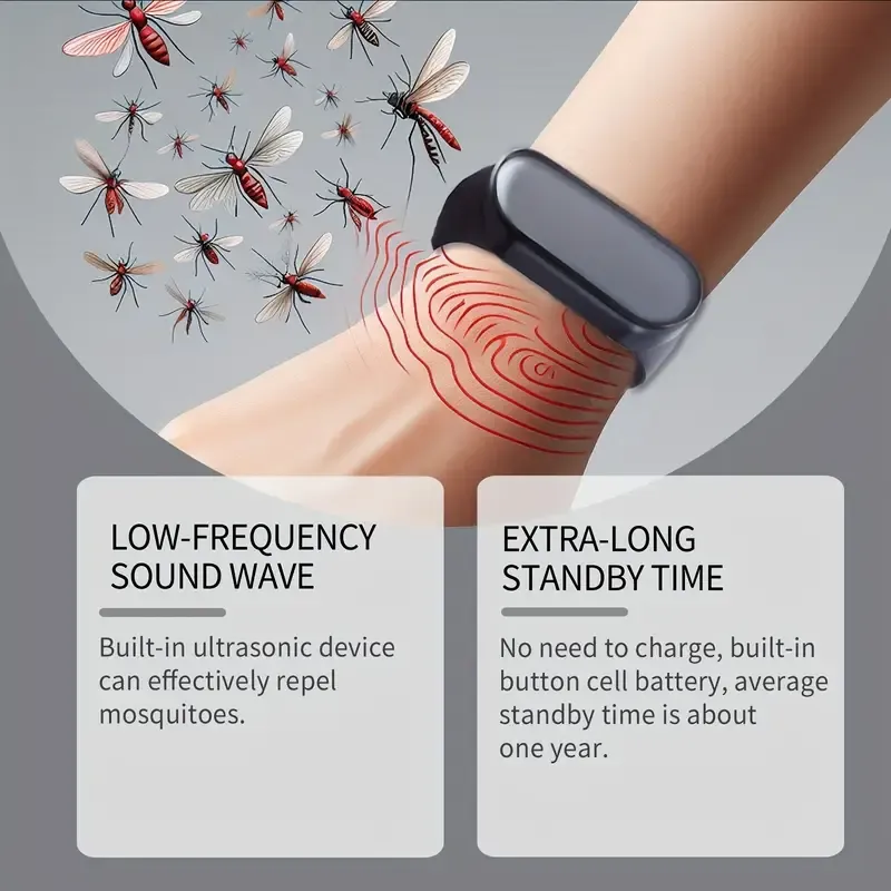 relógio repelente de mosquitos