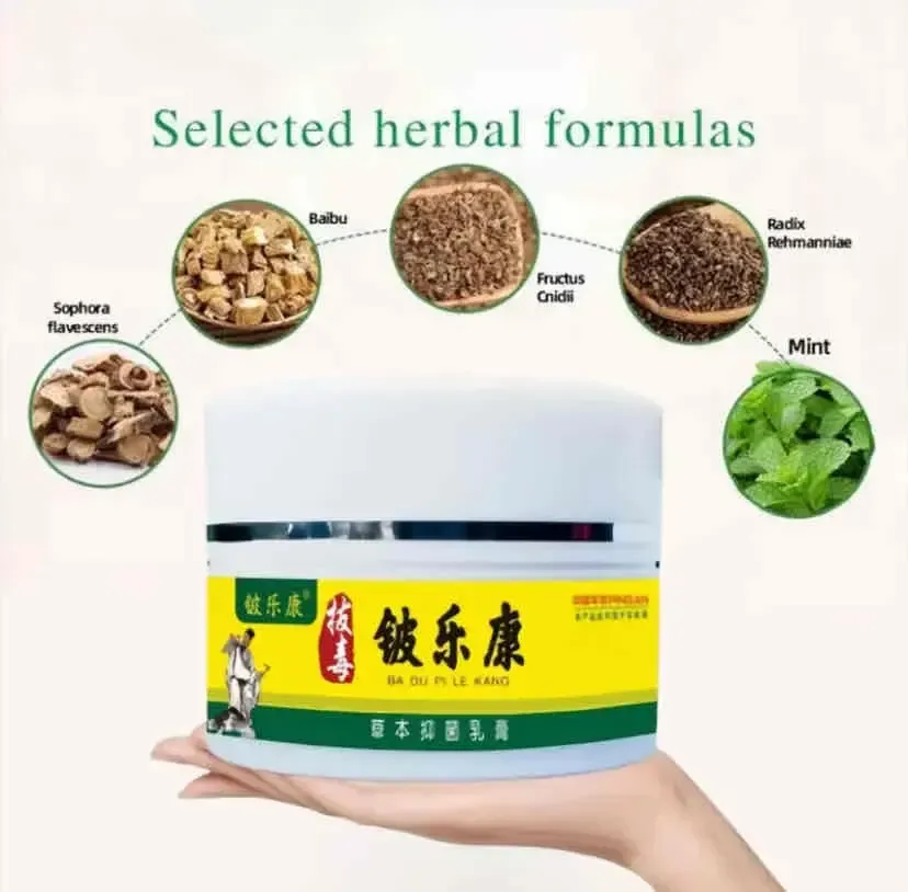 Creme Herbário Ba Du Pi Le Kang – Alívio e Proteção Natural