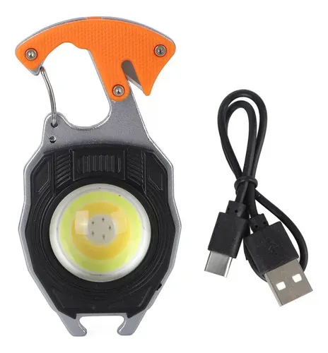 Mini Lanterna de Chaveiro LED Recarregável W5147 (Multifuncional)