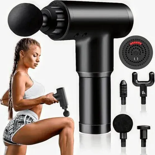 Mini Pistola de Massagem Muscular - Alívio Profissional no Tamanho da sua Mão