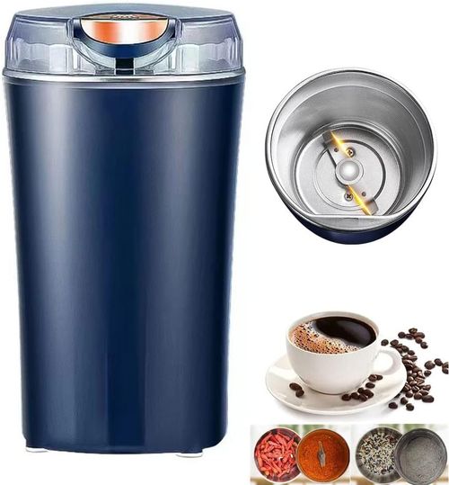 Moedor de Café e Temperos Elétrico Portátil - Inox Premium
