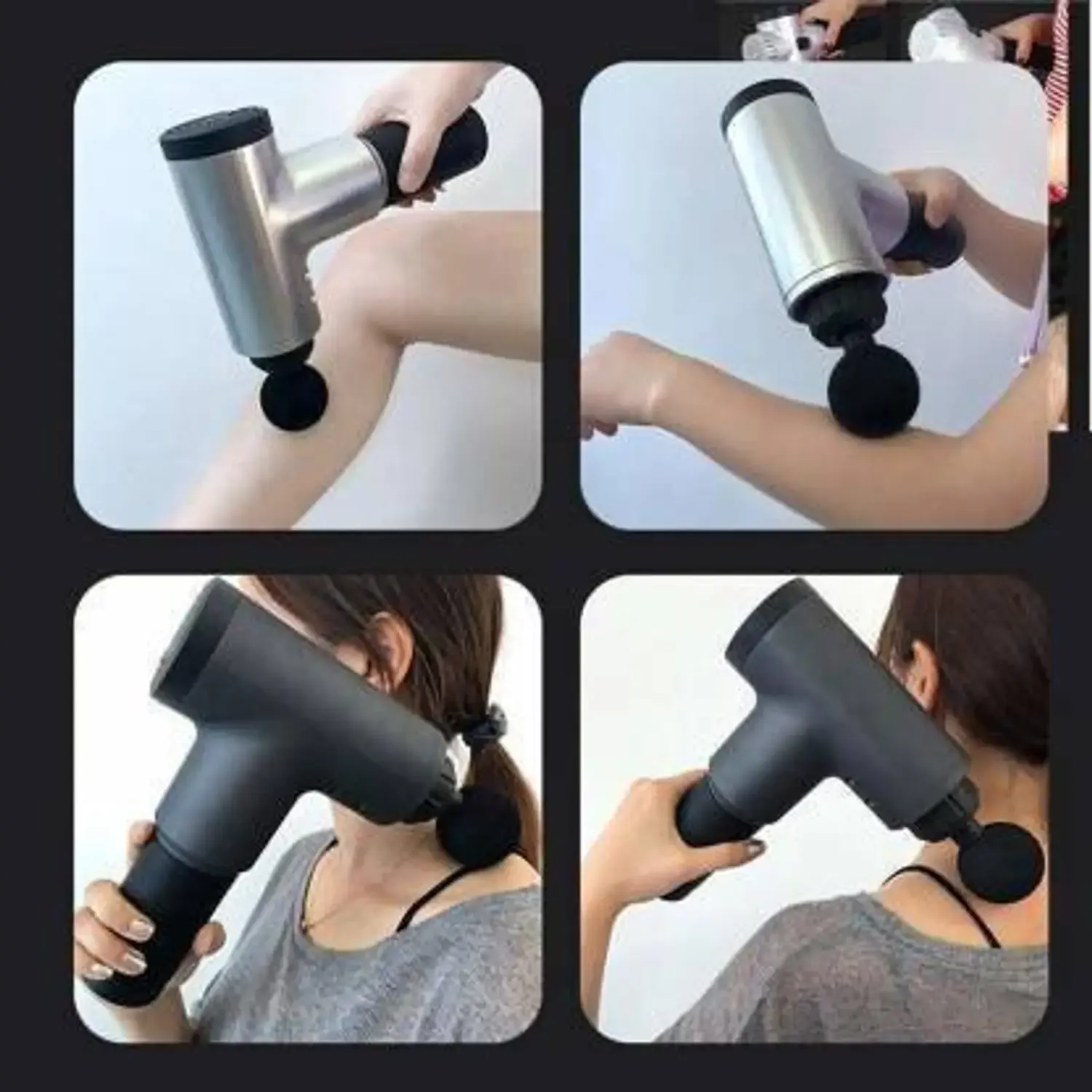 Mini Pistola de Massagem Muscular - Alívio Profissional no Tamanho da sua Mão