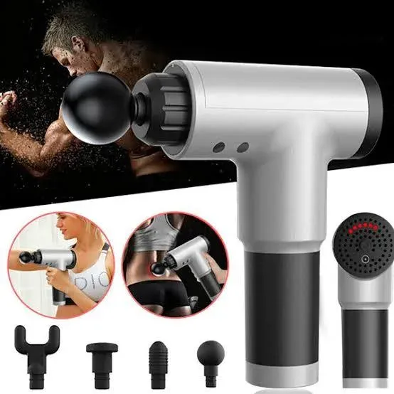 Mini Pistola de Massagem Muscular - Alívio Profissional no Tamanho da sua Mão