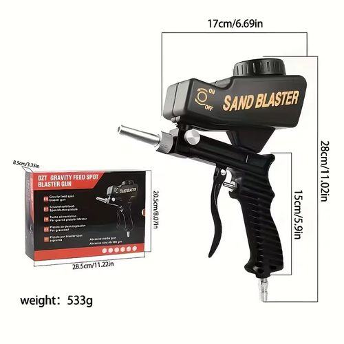 Pistola de Jateamento de Areia por Gravidade