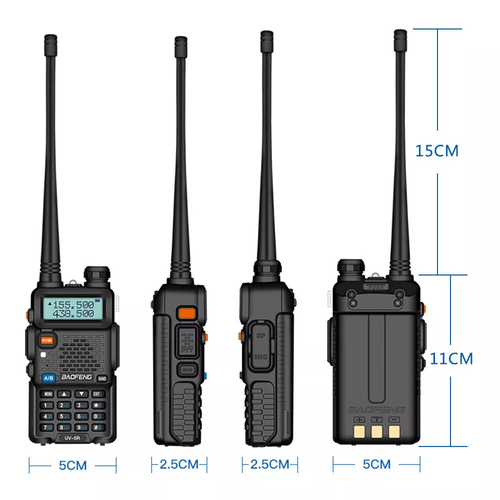 Rádio Comunicador Walkie Talkie Baofeng UV-5R.
