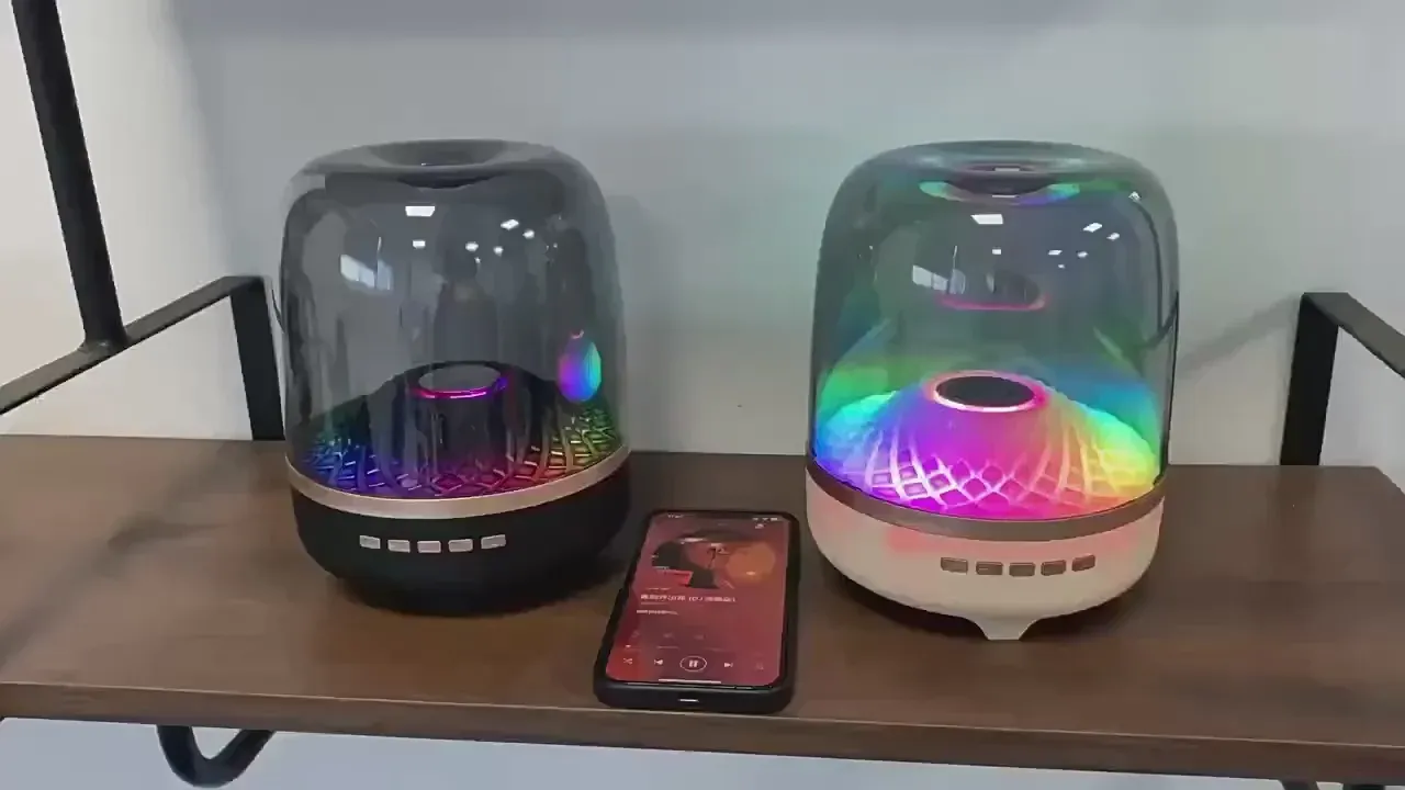 Caixa de Som Bluetooth Big Diamond com LED RGB