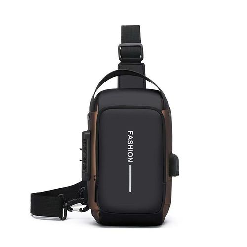 Mochila Crossbody Anti-Furto Premium – Impermeável com Entrada USB