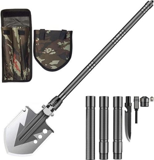 Pá de Sobrevivência Tática Militar Multifuncional