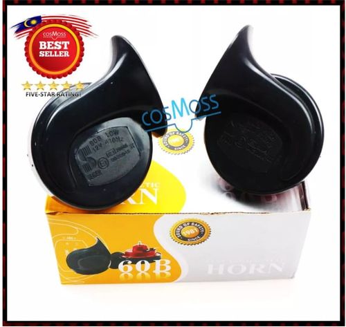 Par de Buzinas Marítimas Estilo Caracol para Carros e Motos