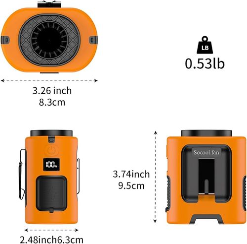 ventilador de cintura portátil