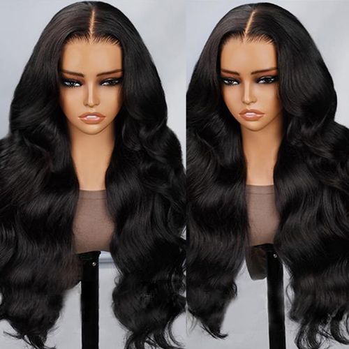 Peruca Lace Frontal Premium Black Diamond – Ondas de Cinema e Raiz Invisível