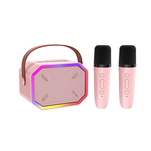 sistema de som karaoke colorido