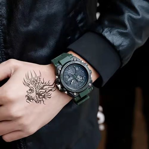 Relógio Esportivo Sanda Dual Display