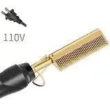 Pente profissional de cerâmica dourada