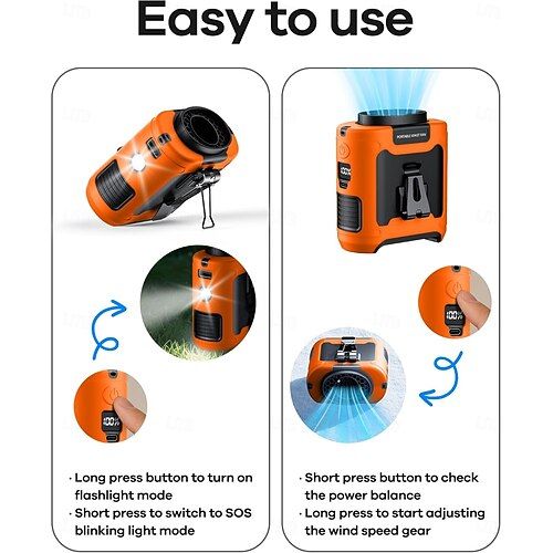 ventilador de cintura portátil