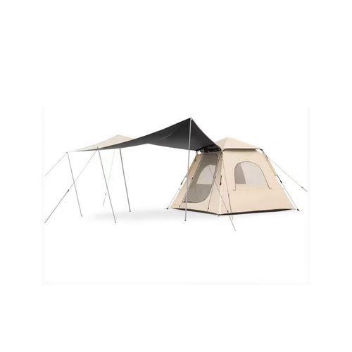 barraca de camping automática com toldo extensível