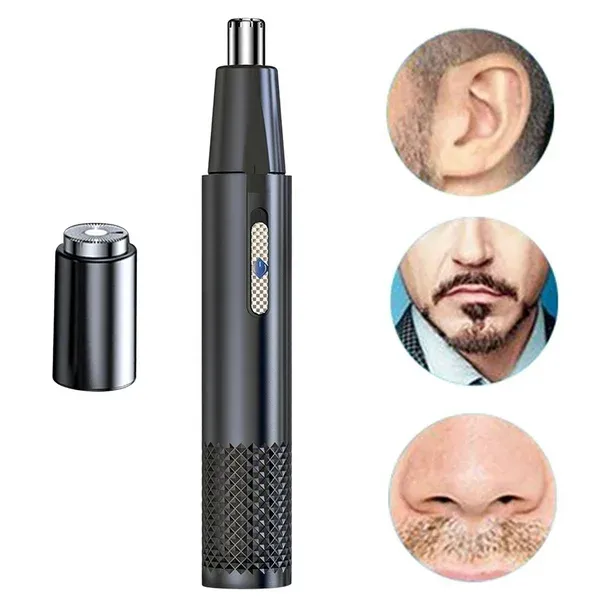 Aparador de Pelos Nariz e Orelha Precision Pro – Design Ergonômico e Lâmina Dupla