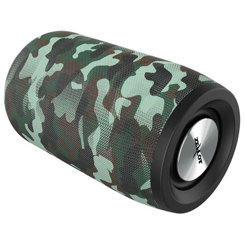 Caixa de Som Bluetooth Portátil RGB Camuflada