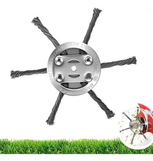 Disco de Escova de Aço Trançado para Roçadeira