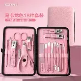 Kit de manicure e pédicure portátil