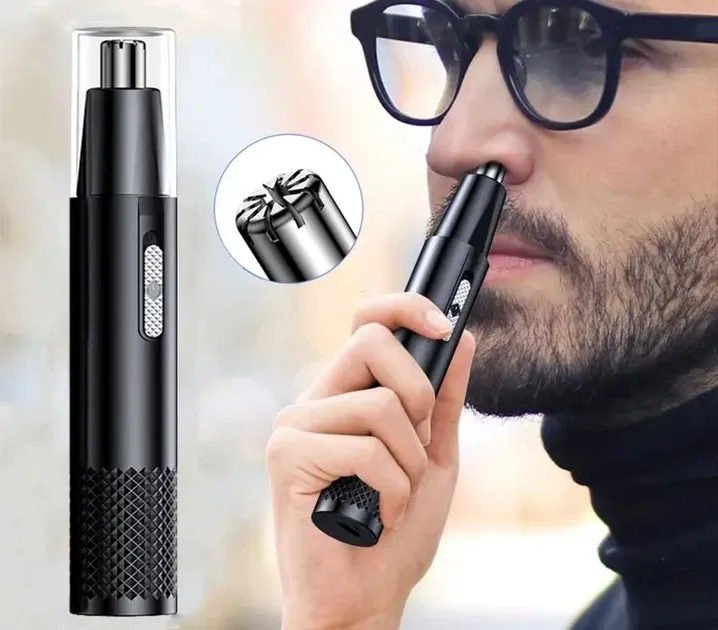 Aparador de Pelos Nariz e Orelha Precision Pro – Design Ergonômico e Lâmina Dupla