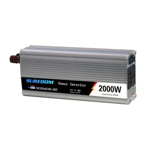 Inversor de Potência Suredom 2000W (Pico 4000W) - DC 12V para AC 220V~230V