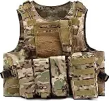 Colete tático camuflado